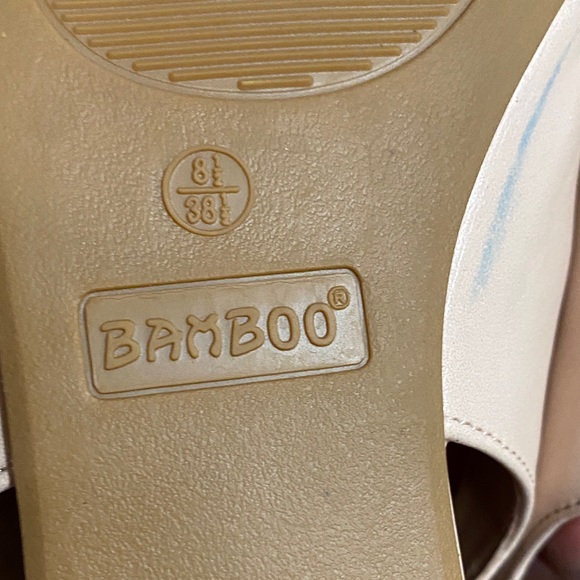 BAMBOO Women's Black and Cream Pointed Toe Size 8.5 Flats NWOT - Picture 10 of 10